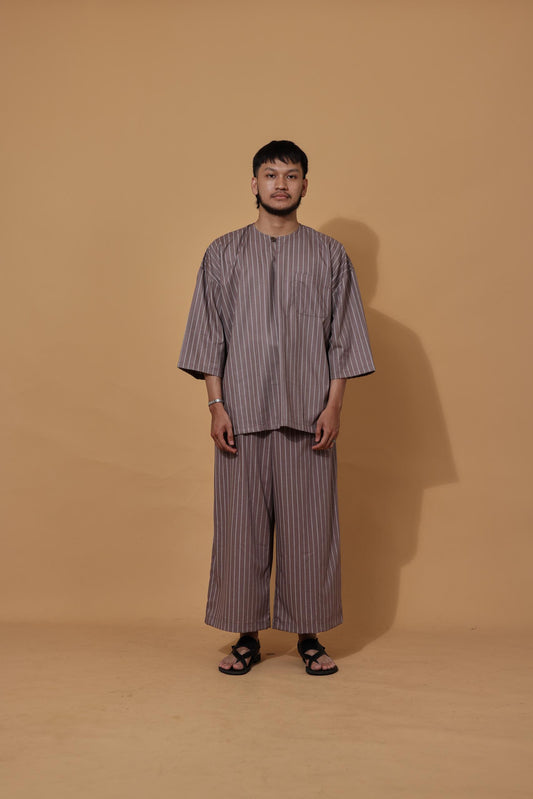 Tuah Brown Stripes